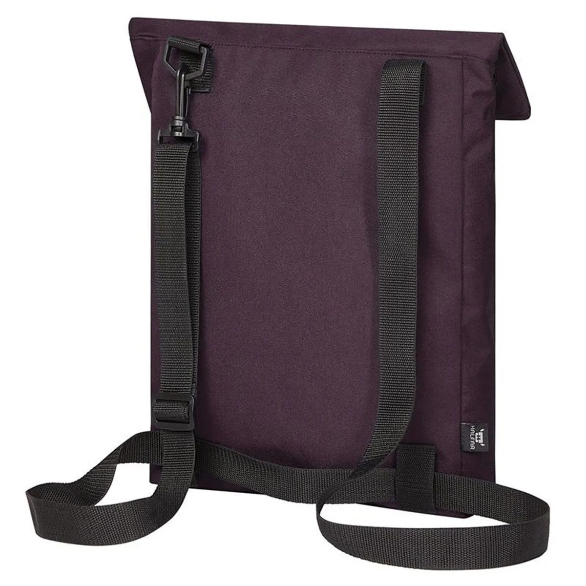 2 in 1 Backpack with Shoulder Strap - Dark Burgundy Red - 1818038