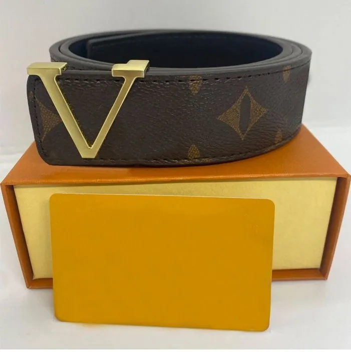 2023 Men's Designer Belts for Men Women Genuine Leather Ladies Jeans Louis Vuitton Belt Buckle Strap Décon.