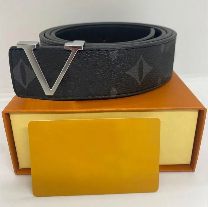 2023 Men's Designer Belts for Men Women Genuine Leather Ladies Jeans Louis Vuitton Belt Buckle Strap Décon.