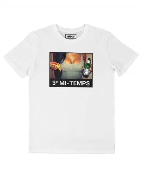 3rd Half T-shirt - Top Boobs, Beer & Pizza | Grafitee