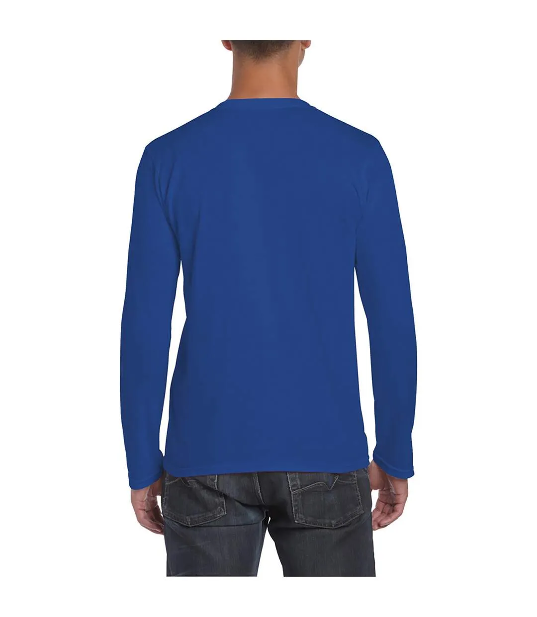 5-pack Long Sleeve Men's Royal Blue Gildan T-shirts