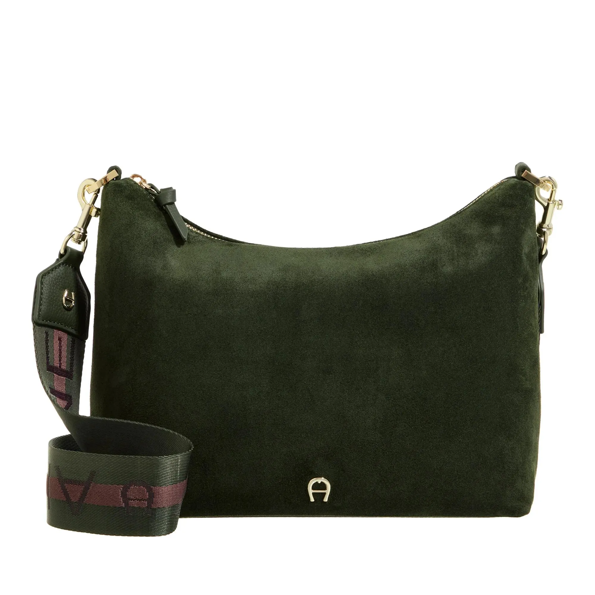 AIGNER Zita Hunter Green Shoulder Bag