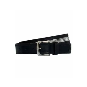 Ambra Leather and Rhinestone Riding Belt by ELT - Equestra.