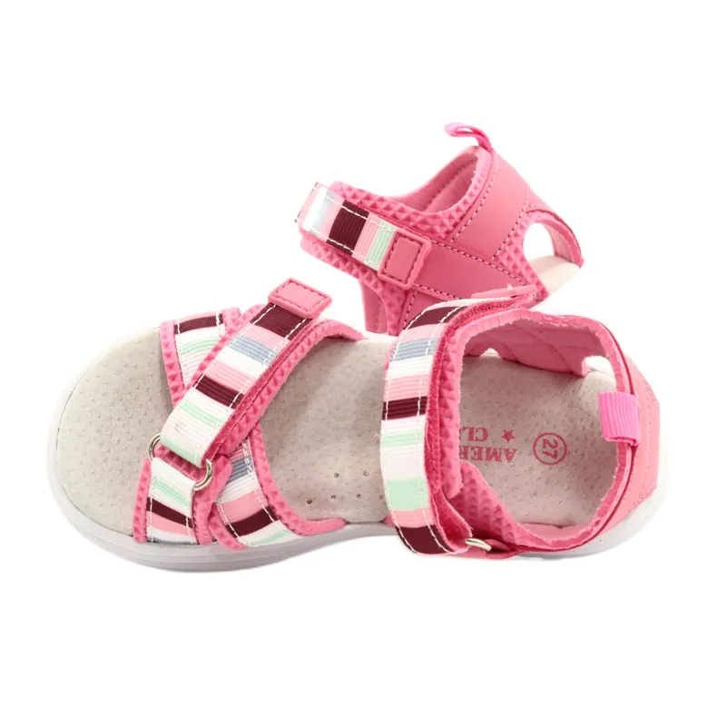 American Club Velcro Sandals Pink RL44 / 21 - Peach