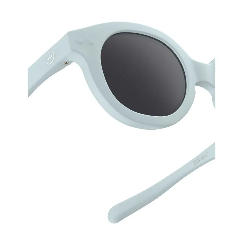 Baby Sunglasses - C Shape / Sweet Blue (0-9 months) - IZIPIZI - Perlin Paon Paon