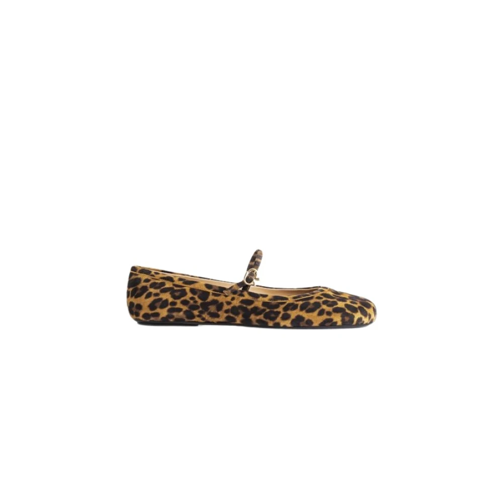 Leopard Print Leather Ballet Flats: Shop Now