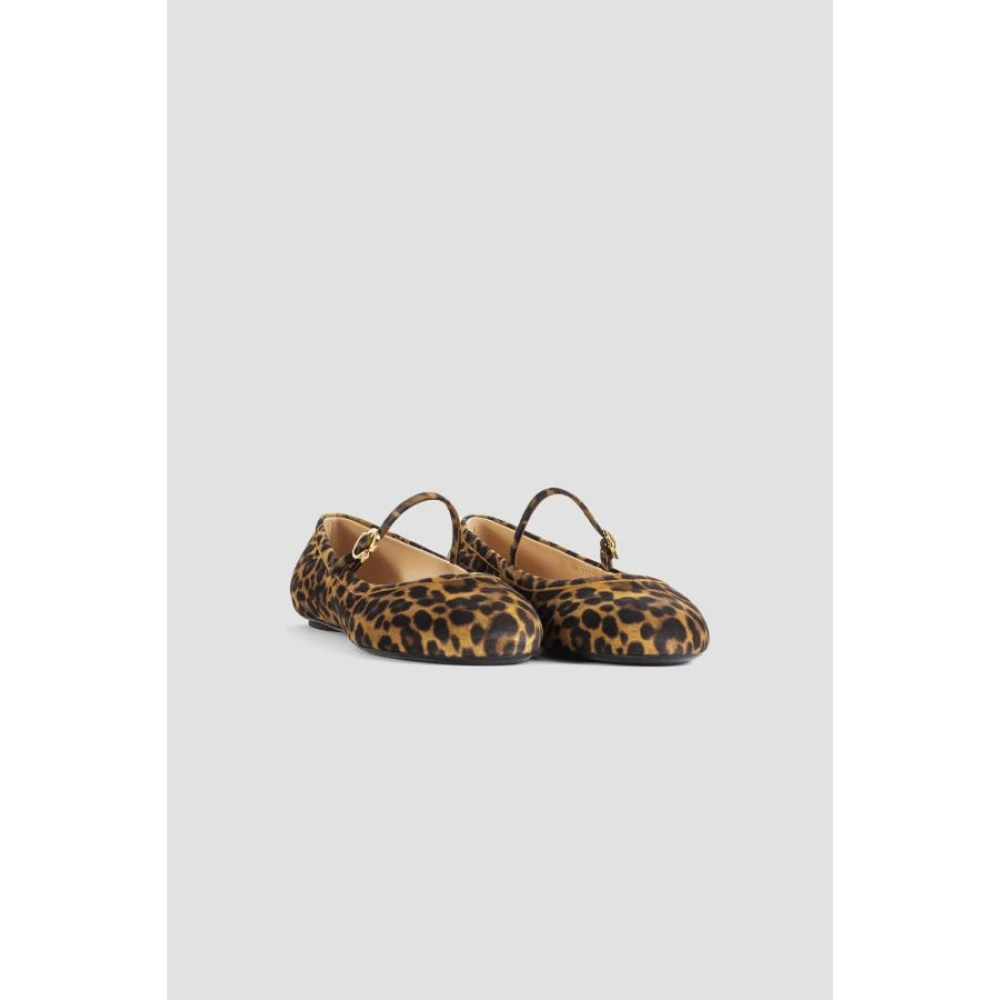 Leopard Print Leather Ballet Flats: Shop Now