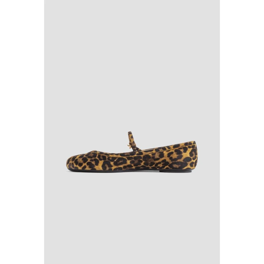 Leopard Print Leather Ballet Flats: Shop Now