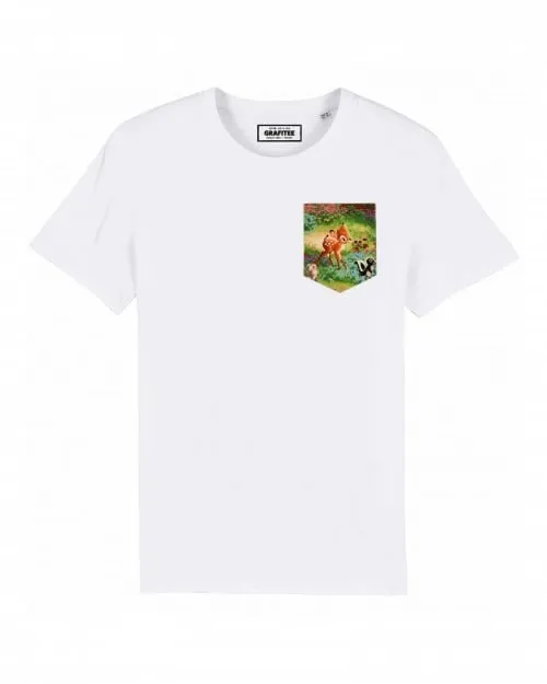 Bambi Pocket T-shirt - Cartoon Collection | Grafitee