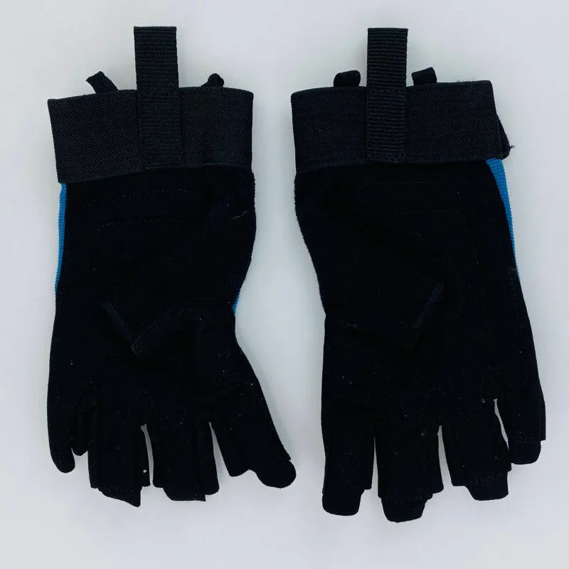 Black Diamond Crag Half Finger Gloves - Blue - Size M | Hardloop