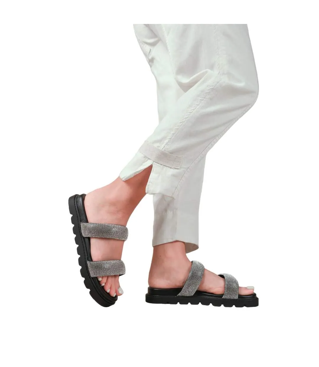 Black women's sandals.