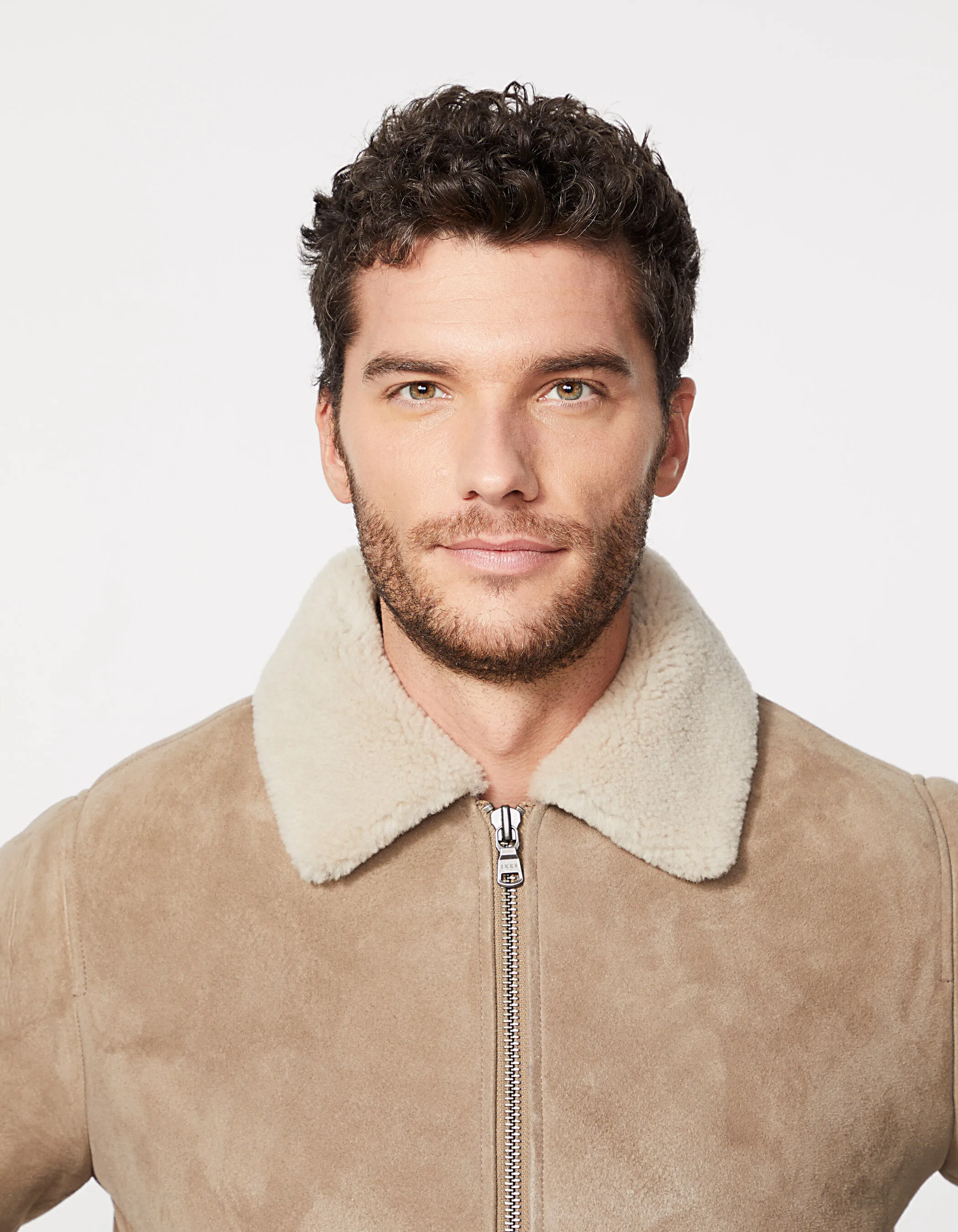 Men's Shearling Leather Jacket Mink Fur