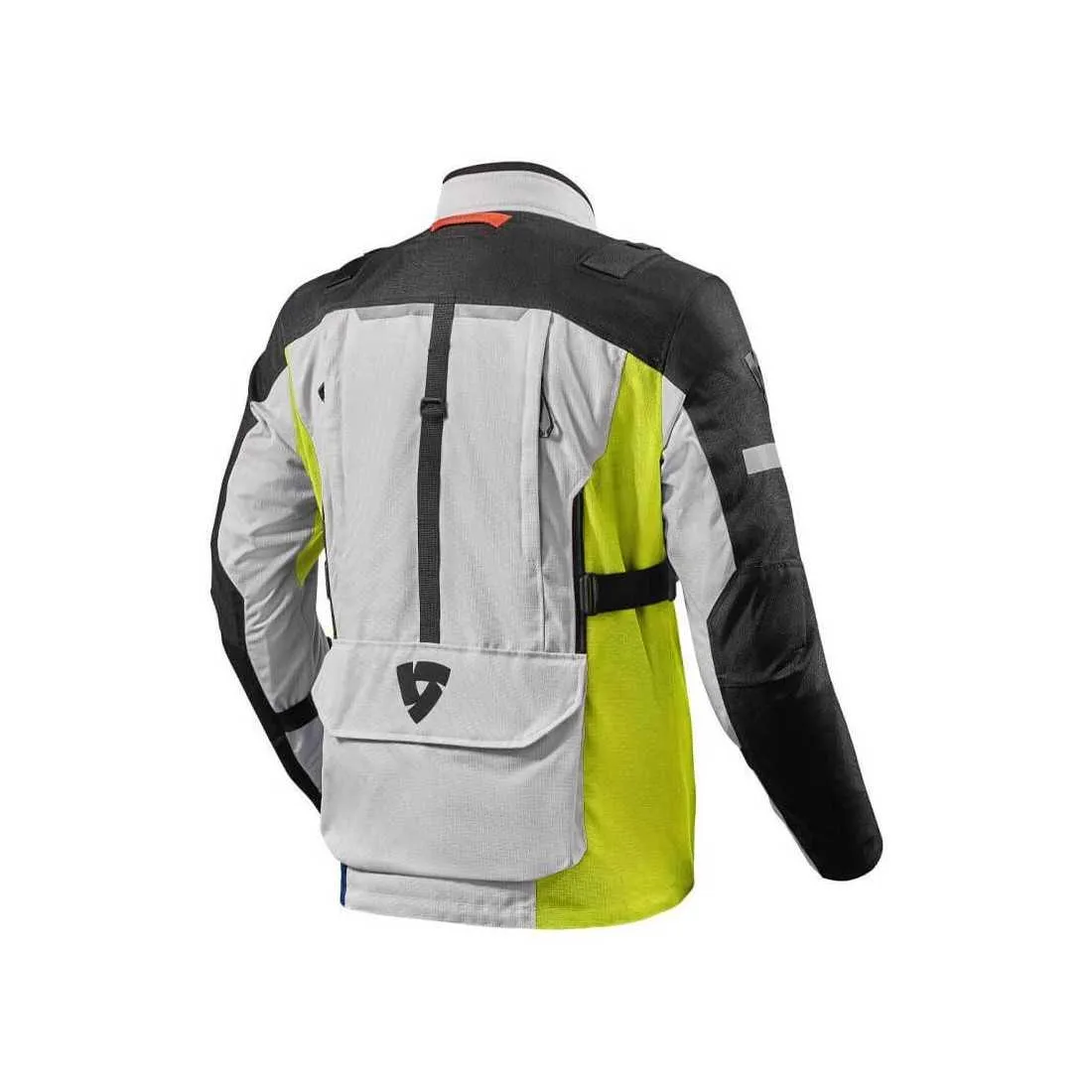 Revit Sand 4 H2O Silver Fluo Motorcycle Jacket