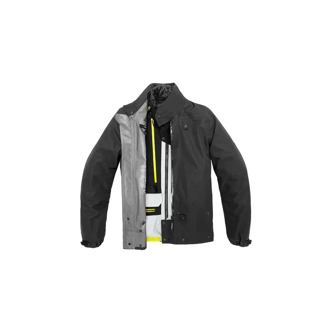 Spidi Allroad Gray Yellow H2Out Motorcycle Jacket.