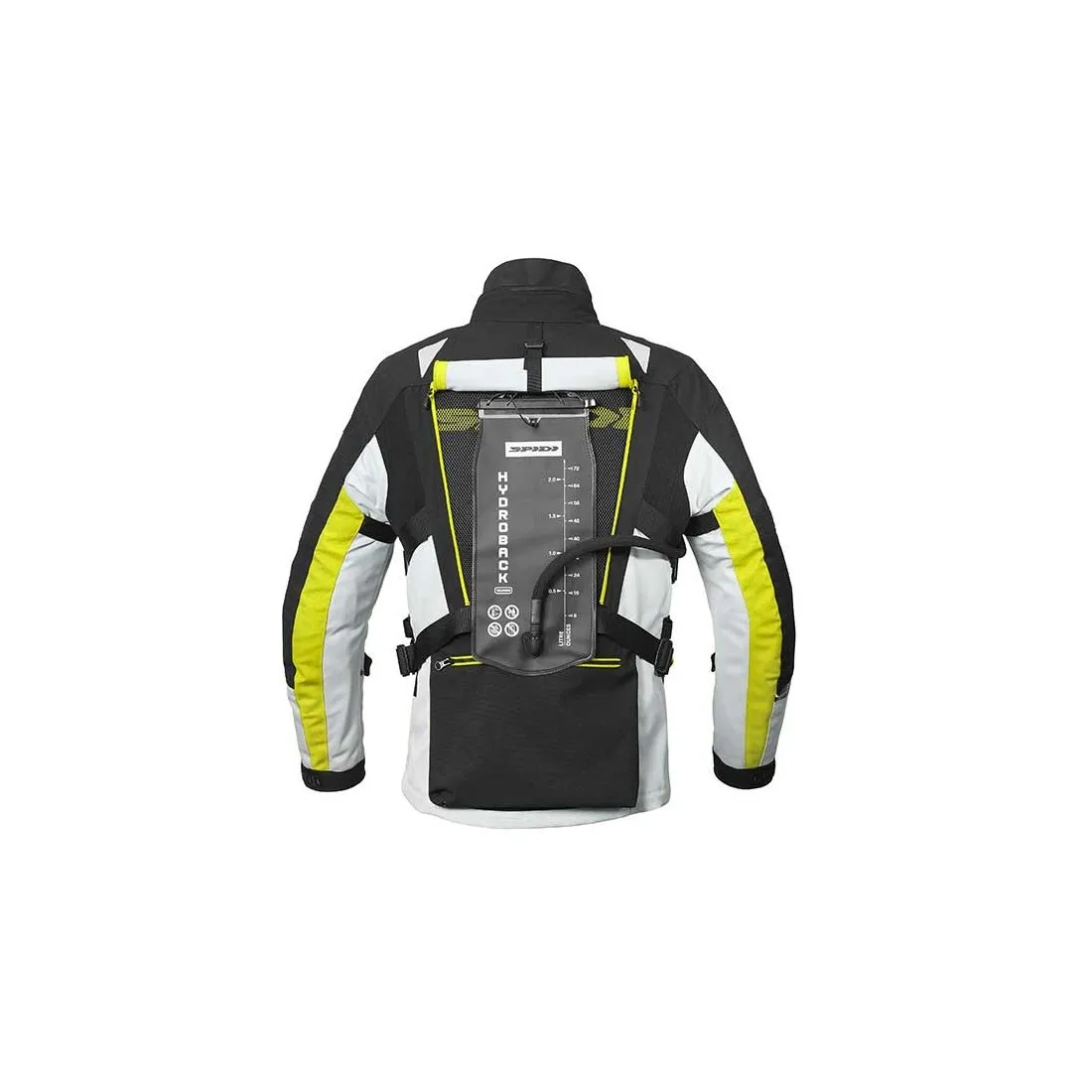 Spidi Allroad Gray Yellow H2Out Motorcycle Jacket.