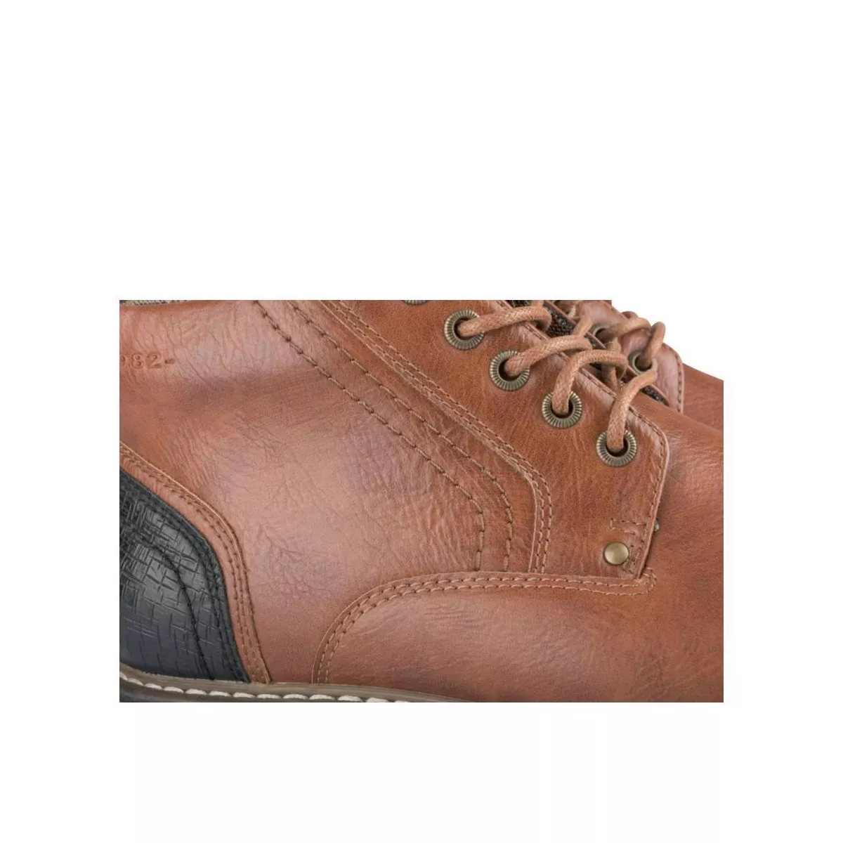 Bottines COGNAC DENIM SIDE