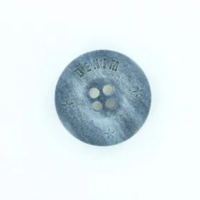 Polyester Rocky Denim Gray Rock Button