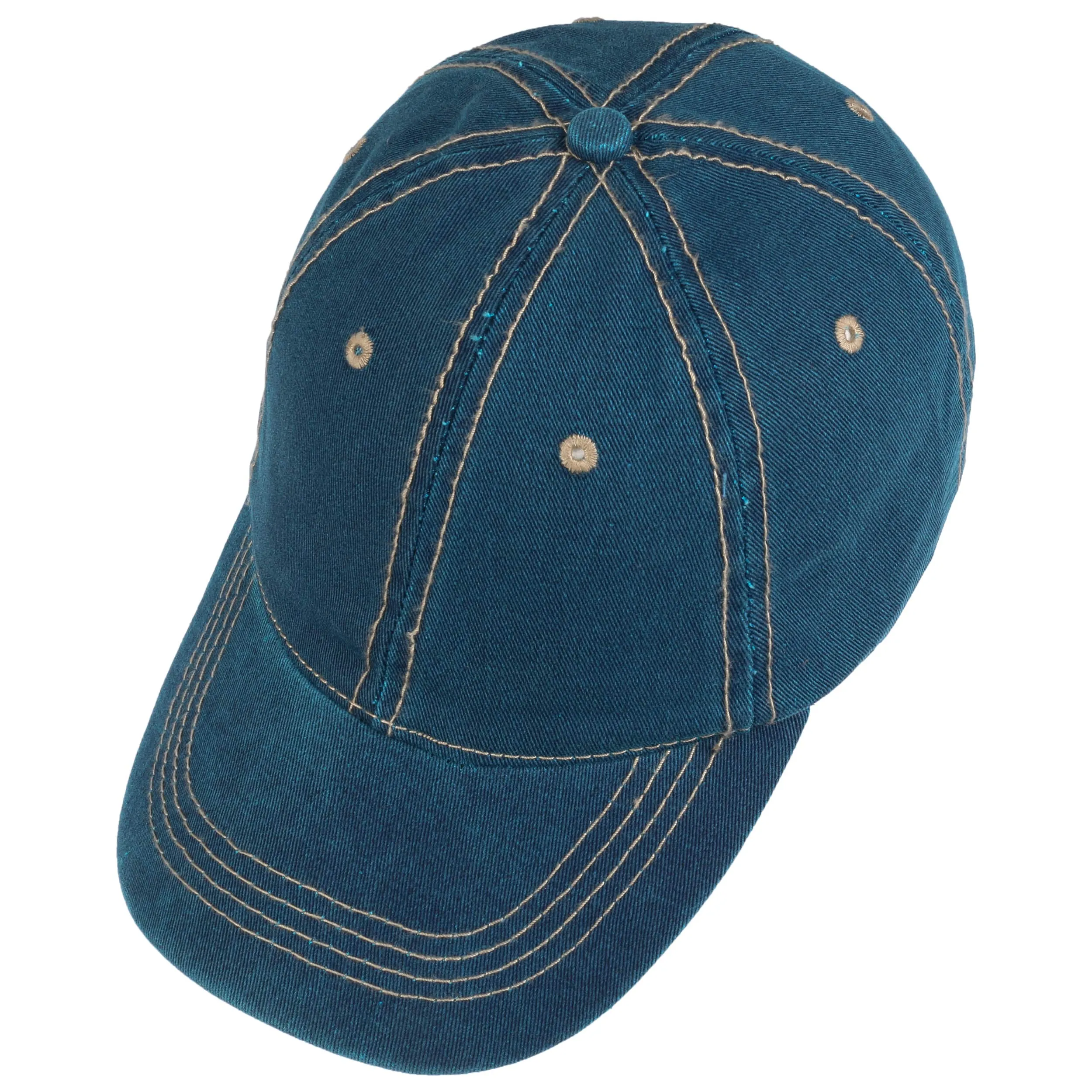 Washed Denim Baseball Cap - Buy Online ans Order Now at Chapeaushop