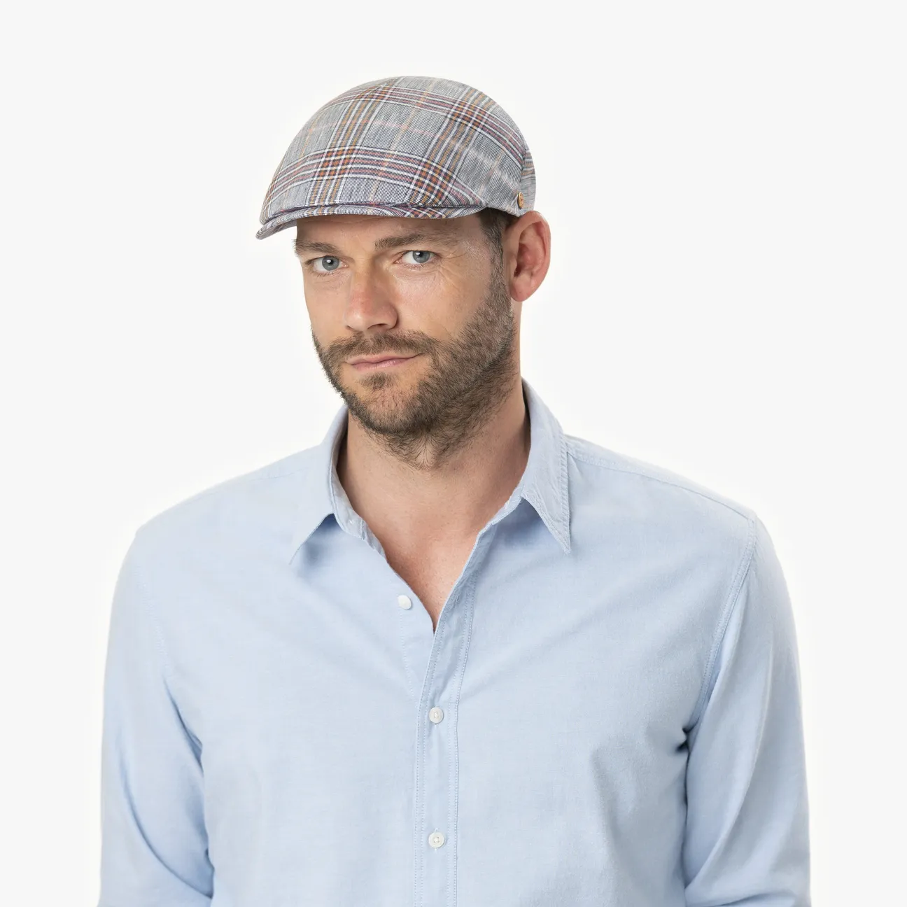 Casquette en Lin Simon Superior Check by Mayser --> Chapeaux, casquettes & bonnets en ligne ▷ Chapeaushop