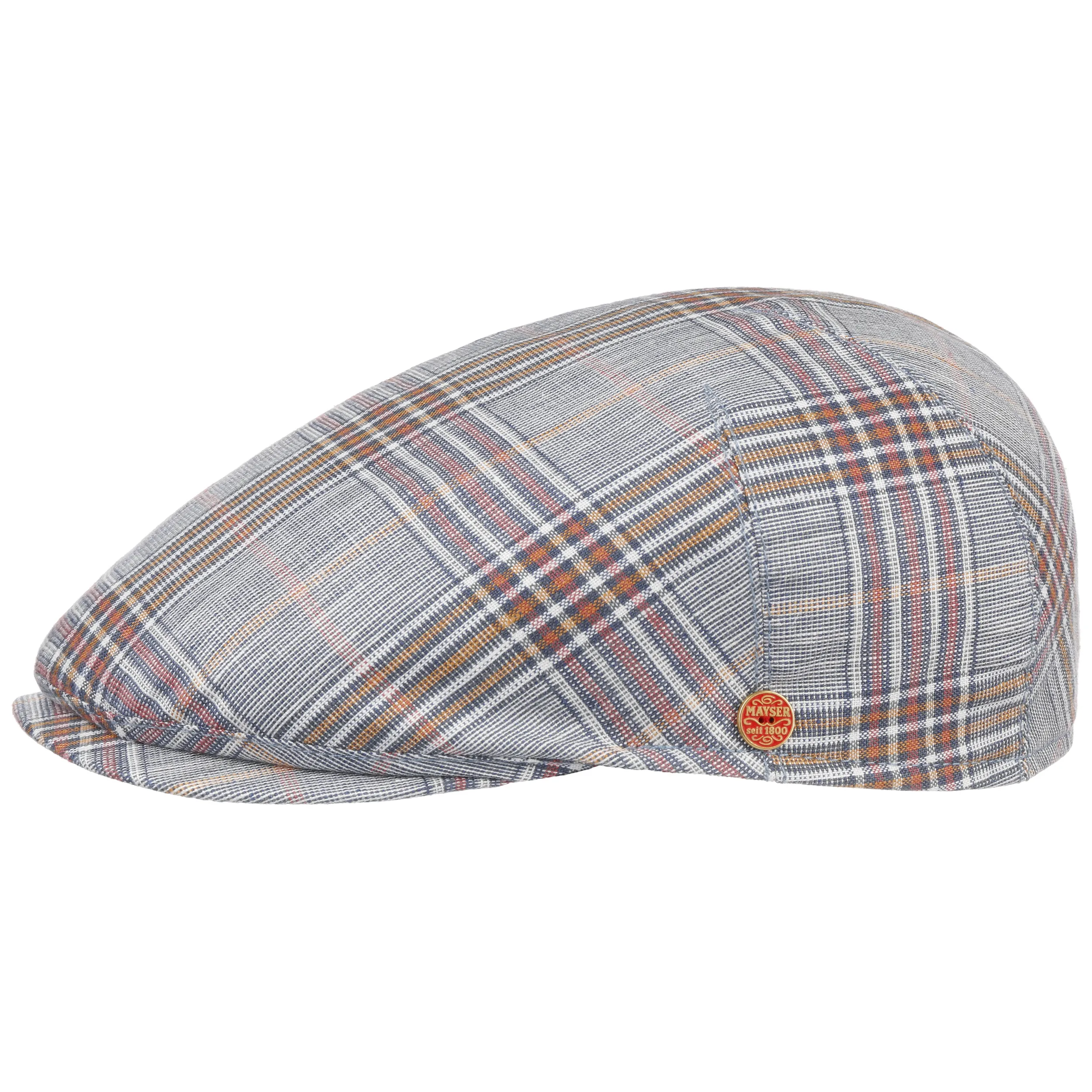 Casquette en Lin Simon Superior Check by Mayser --> Chapeaux, casquettes & bonnets en ligne ▷ Chapeaushop