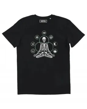 Chakra Skeleton Yoga T-shirt | Grafitee