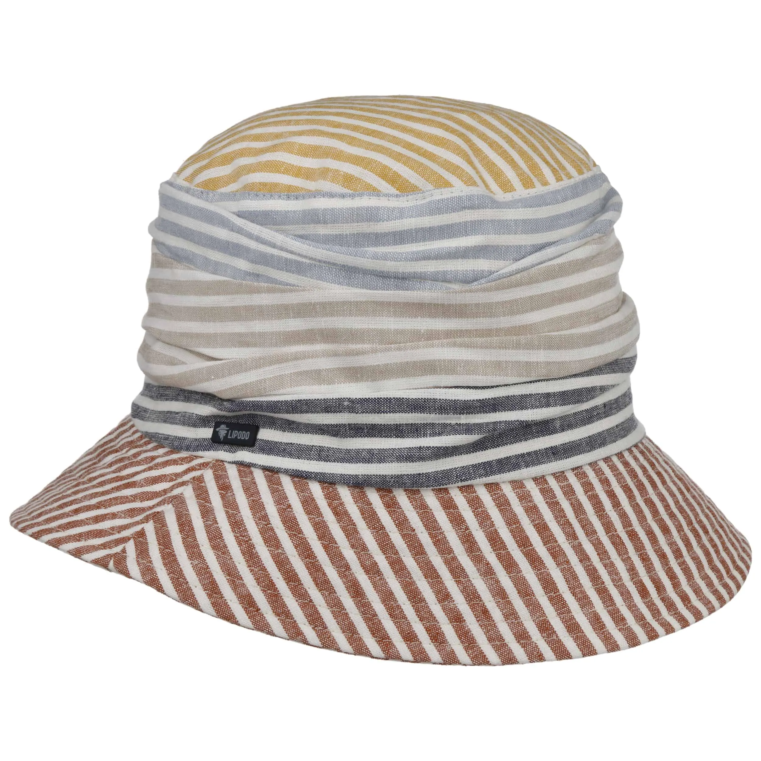 Lin Colour Striped Bucket Hat by Lipodo --> Hats, Caps & Beanies Online ▷ Chapeaushop