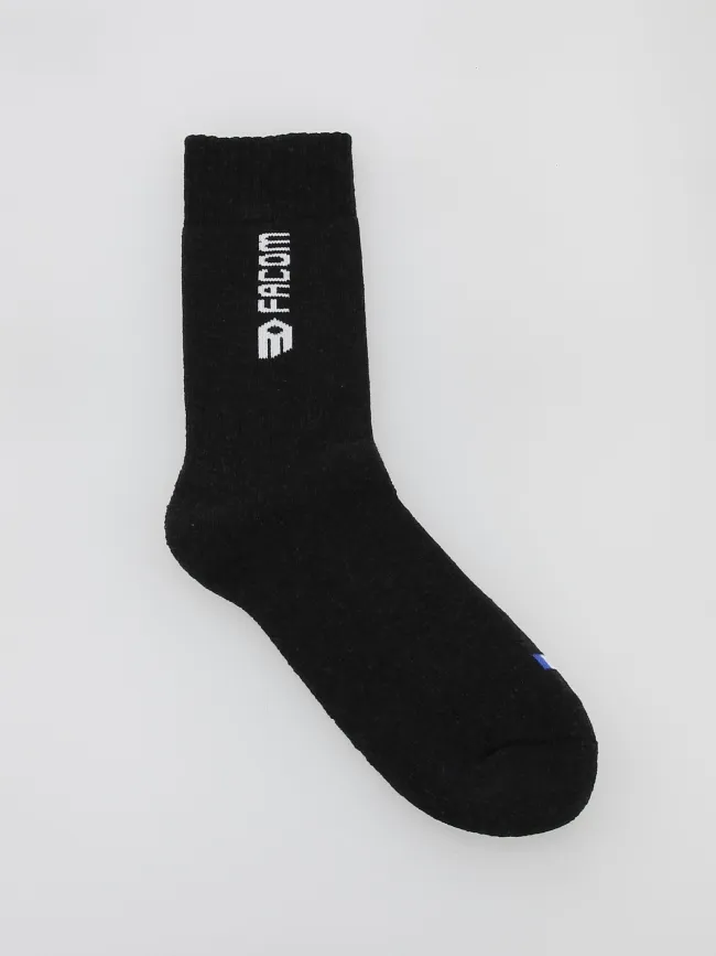 Chaussettes hautes de travail noir homme - Facom | wimod