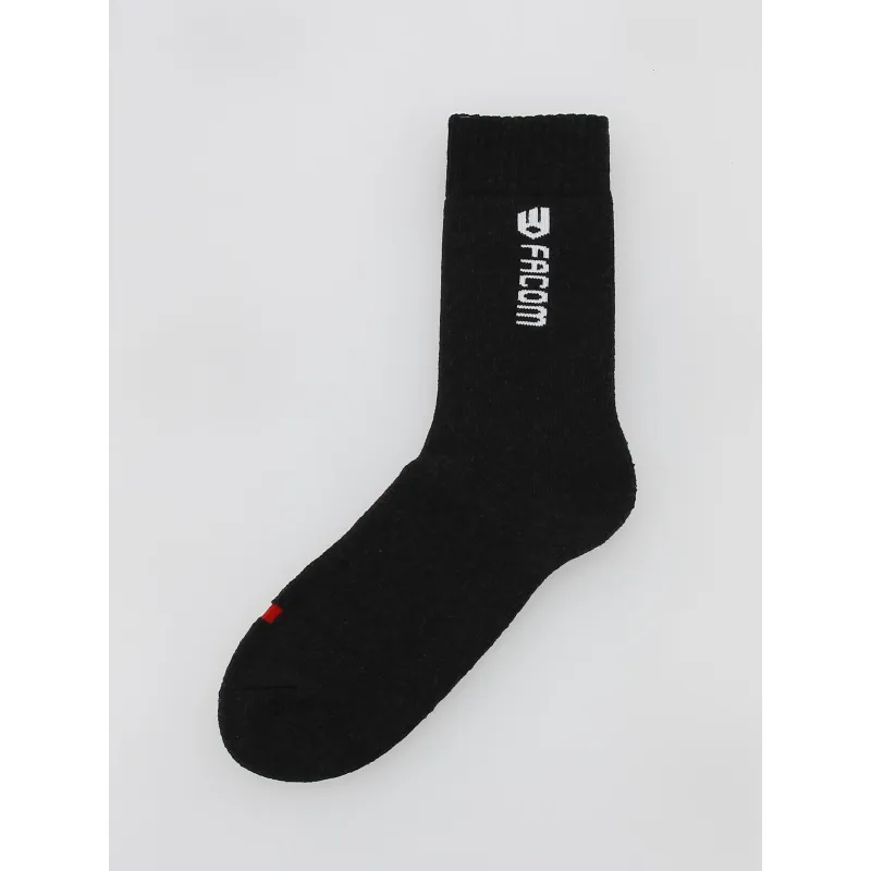 Chaussettes hautes de travail noir homme - Facom | wimod