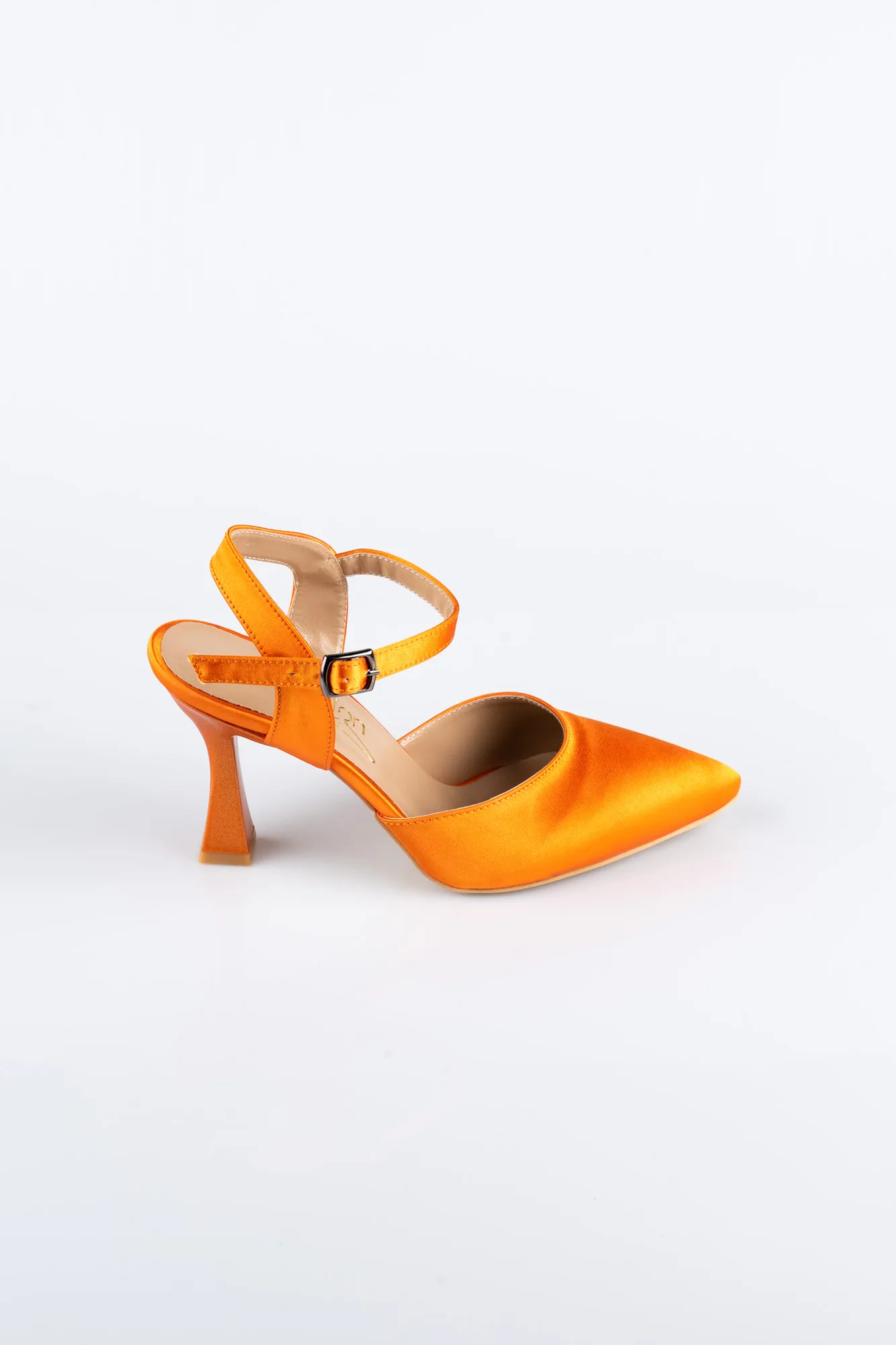 Chaussure de soirée Satin Orange AB1086