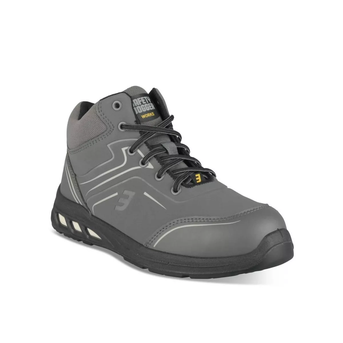 Gray Safety Jogger Safety Shoes