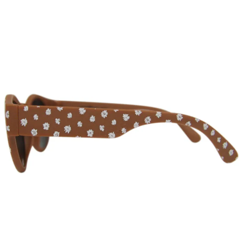 Children's Sunglasses Caramel & Flowers - littlecasba.com