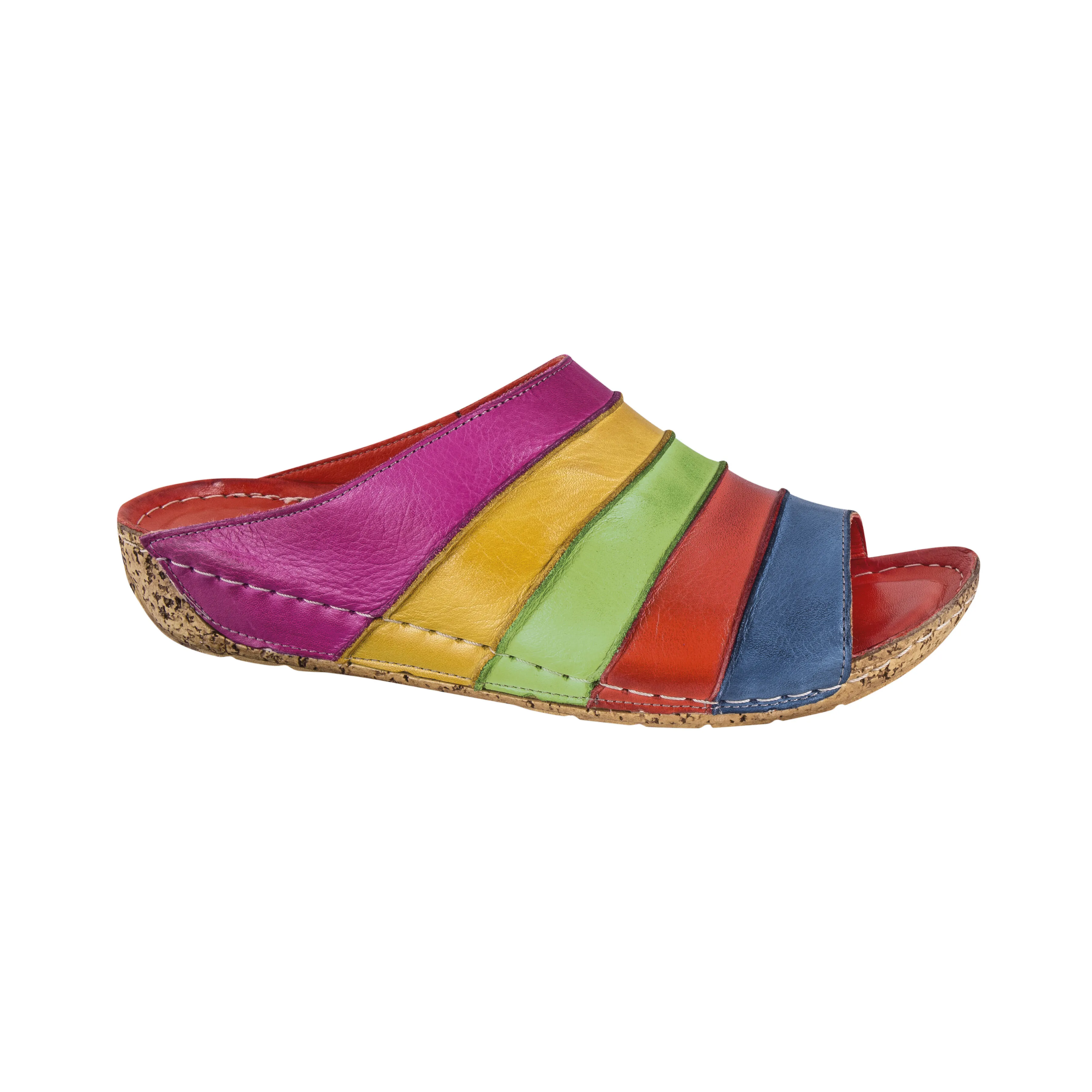 Colorful leather mule shoes Gemini ⋆ Lehner Versand