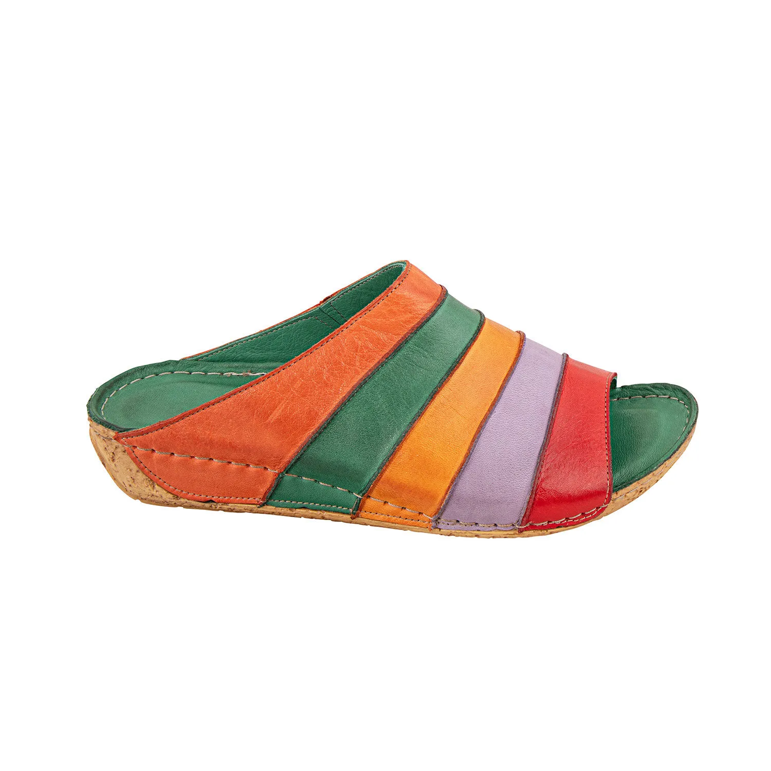 Colorful leather mule shoes Gemini ⋆ Lehner Versand