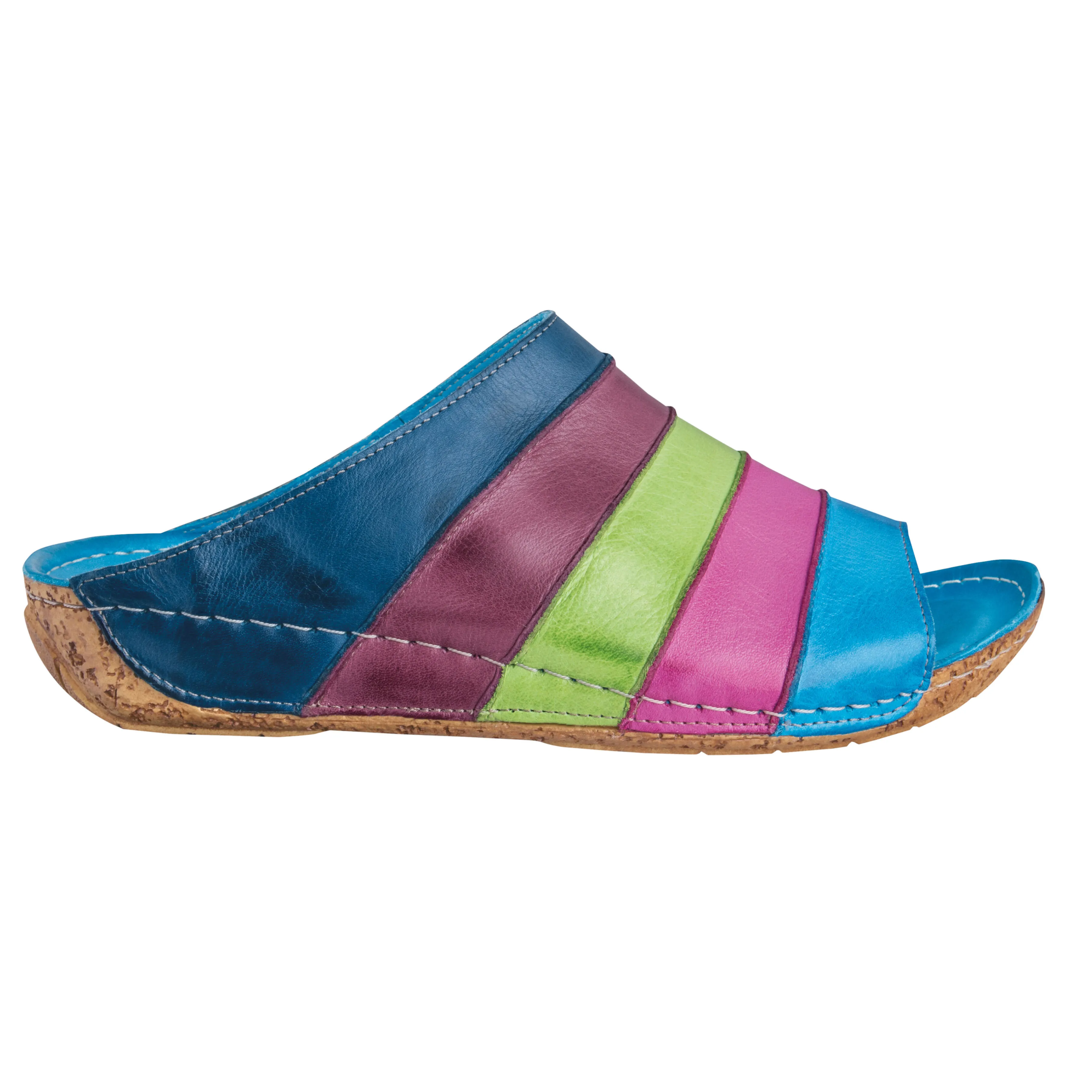 Colorful leather mule shoes Gemini ⋆ Lehner Versand