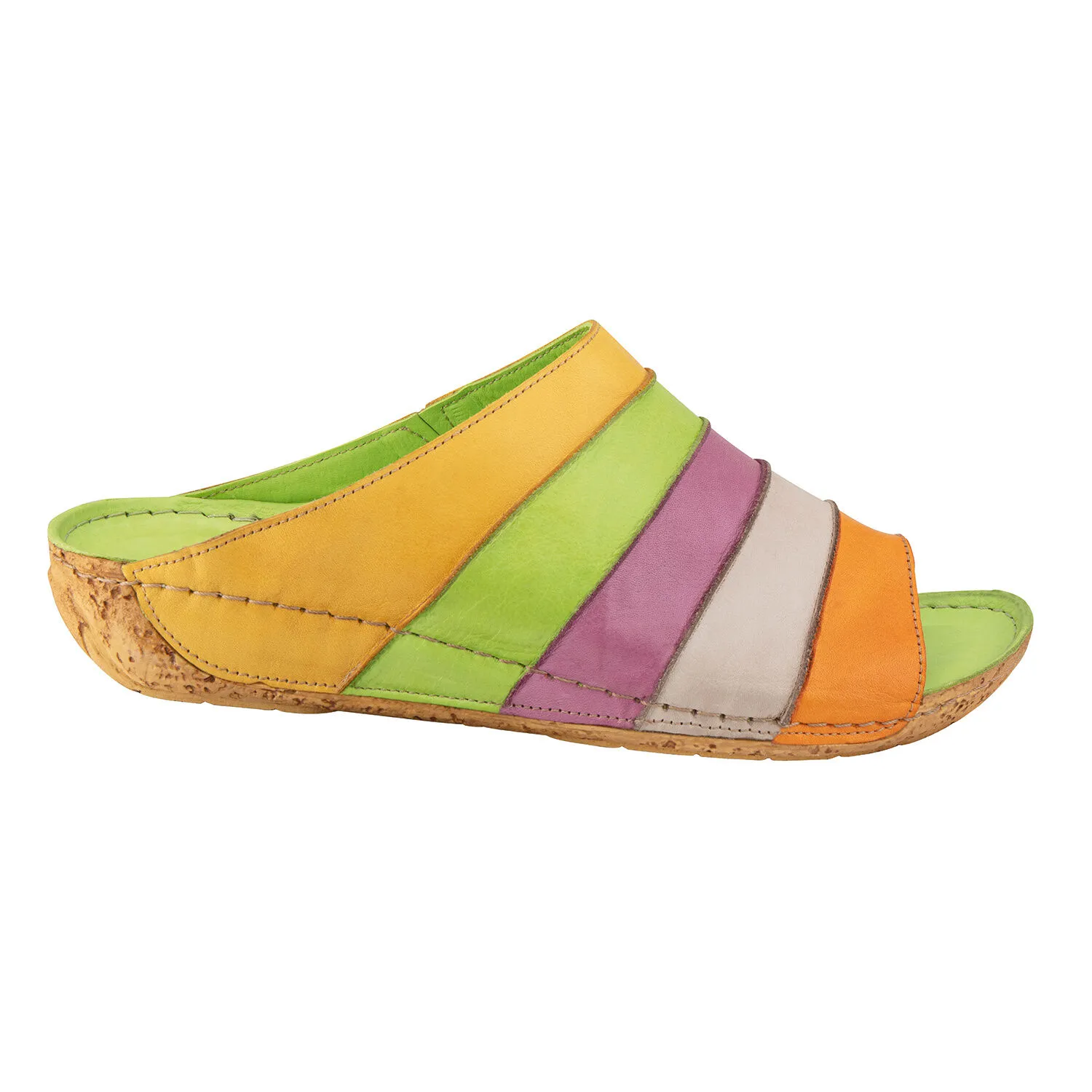 Colorful leather mule shoes Gemini ⋆ Lehner Versand