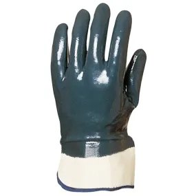 Coverguard Eurostrong 9620 Blue Nitrile Handling Gloves with Safety Cuff (Pack of 10)