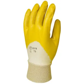 Coverguard - Nitrile Coated Yellow Handling Gloves EUROSTRONG 9320 (Pack of 10)