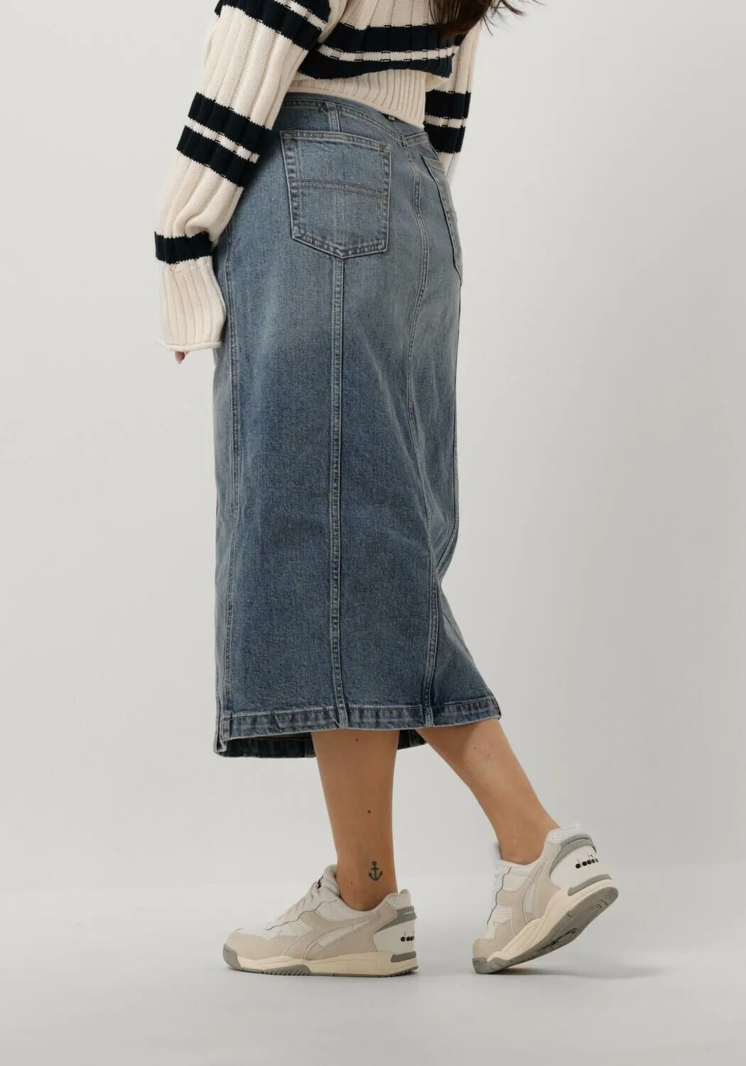 Dark Blue Midi Skirt ah7134 - Tommy Jeans