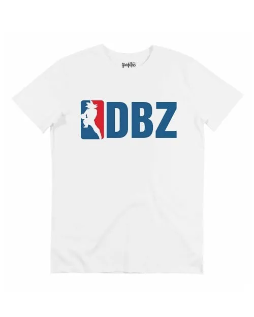 DBZ x NBA Shirt - Dragon Ball Z vs. NBA Logo | Grafitee