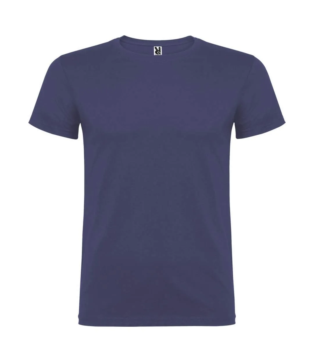 Denim Blue T-shirt for Men with Beagle Print by Roly