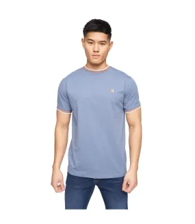 Denim Crosshatch Men's T-shirt - Shop Now