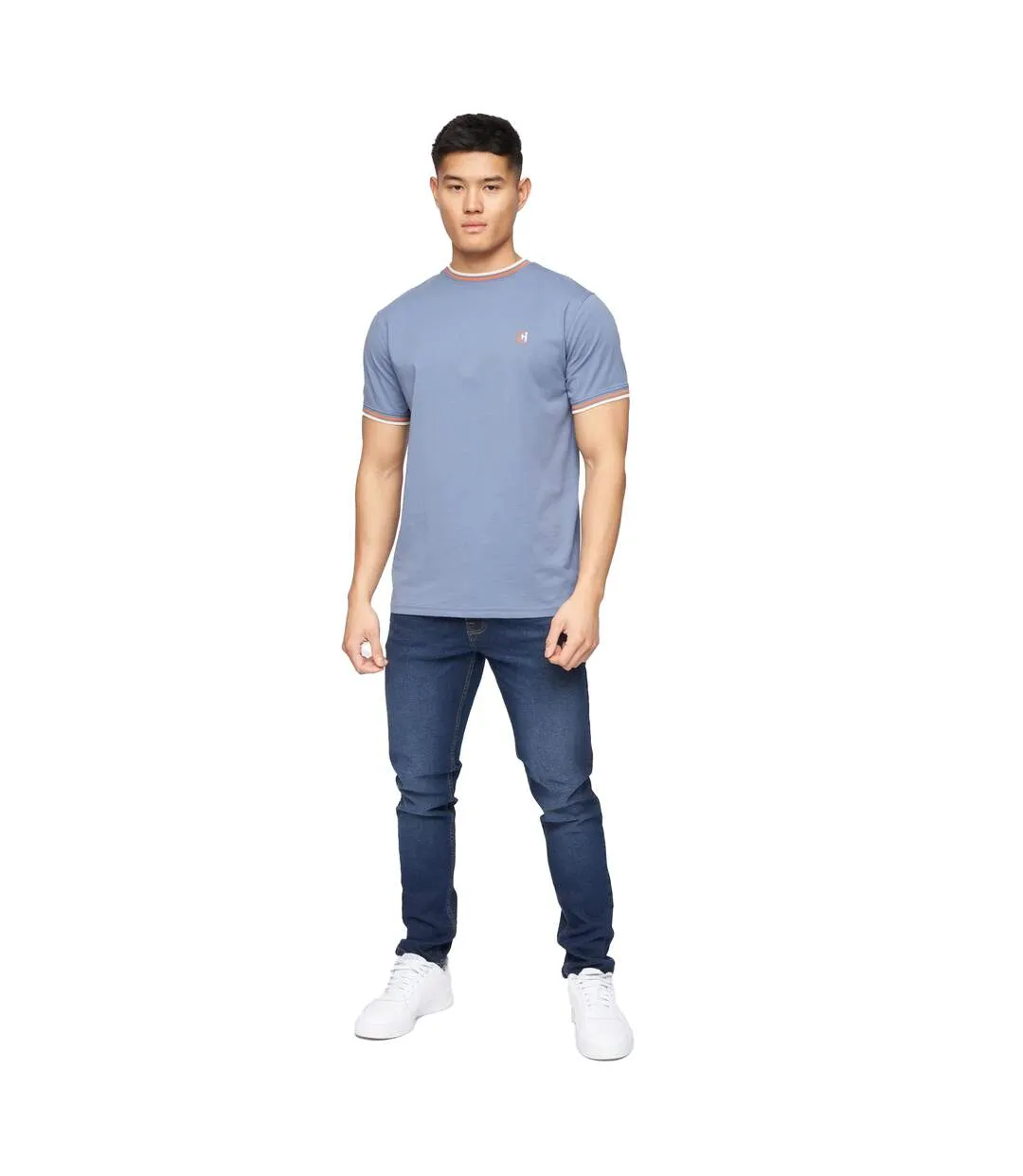 Denim Crosshatch Men's T-shirt - Shop Now