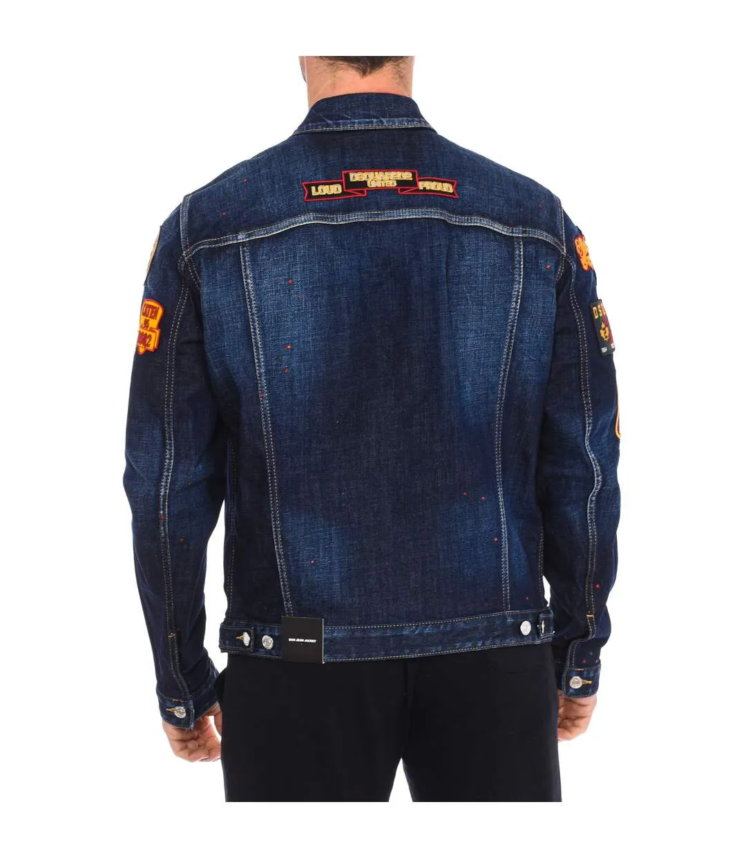 Denim jacket patches men S74AM1079-S30664