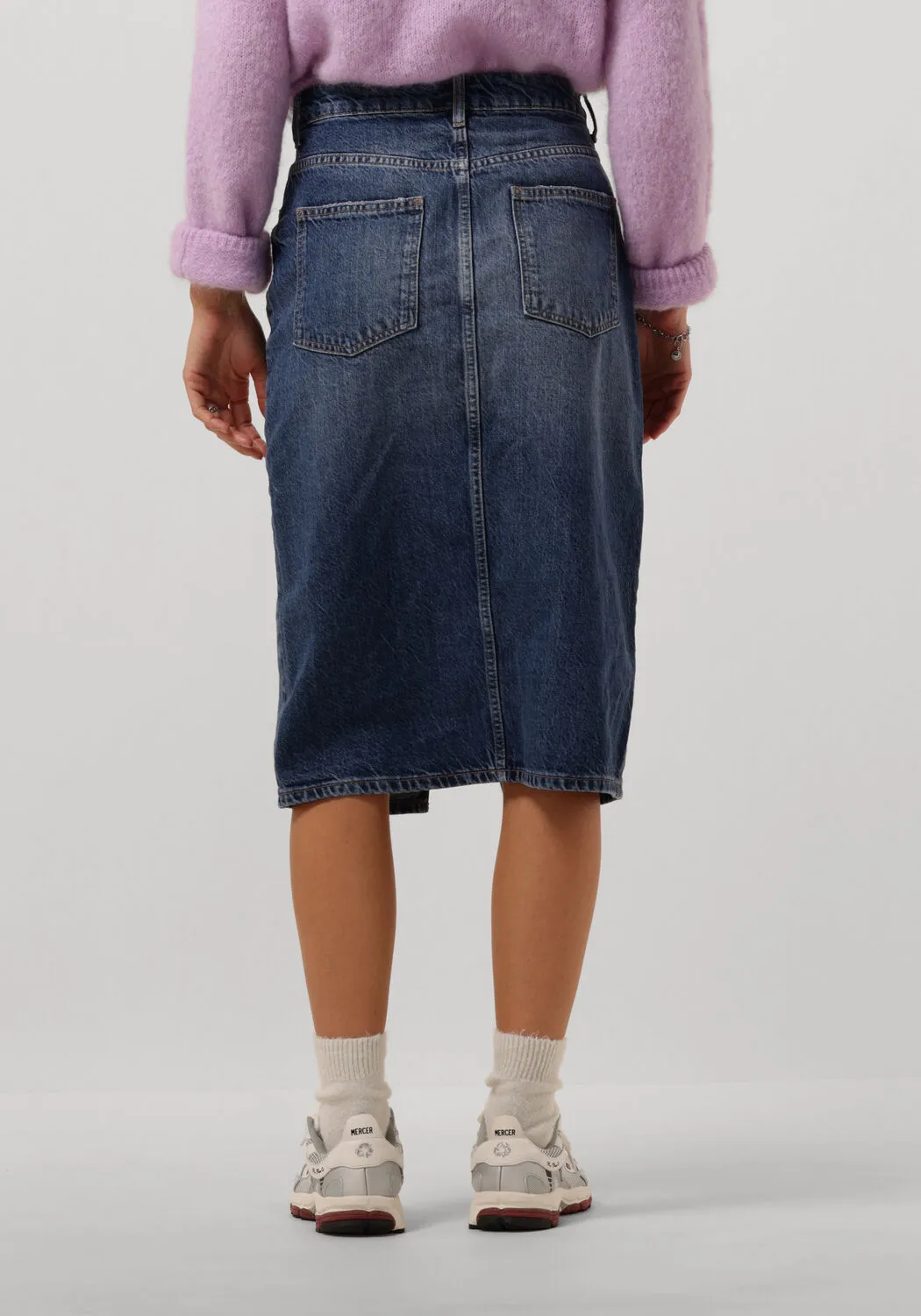 Denim Skirt objharlow Midi Harlow Skirt in Blue