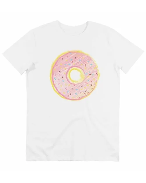 Doughnut Rose T-shirt - Pastel Donut Floral Tee Design | Grafitee