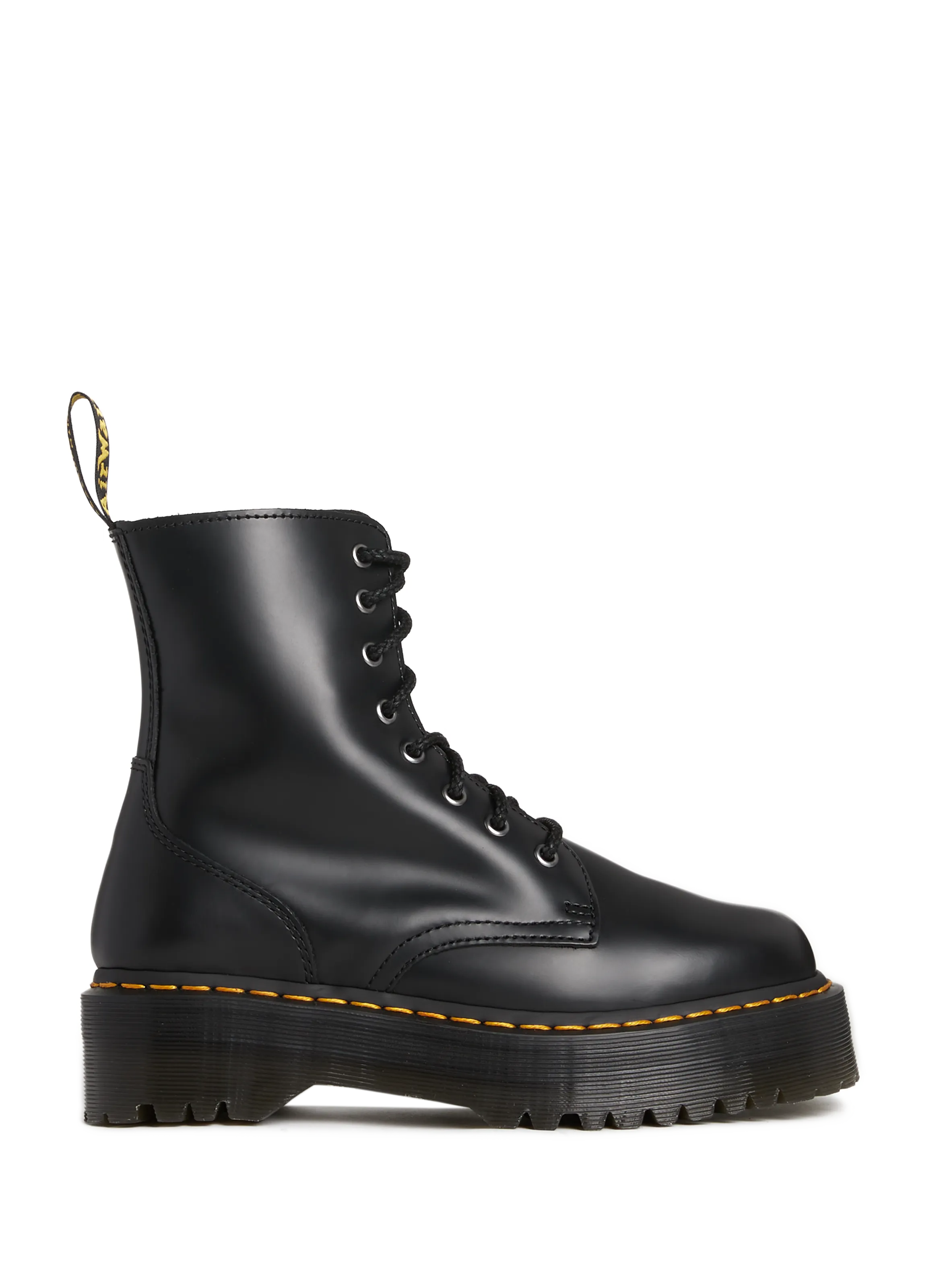 Black Leather Jadon Dr. Martens Boots - On-Page SEO Score: 95%