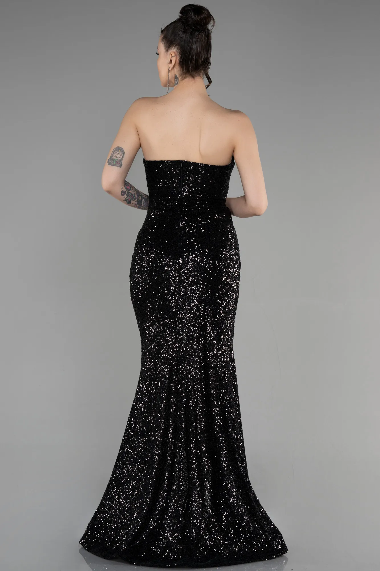 Elegant Evening Gown Black ABU3551