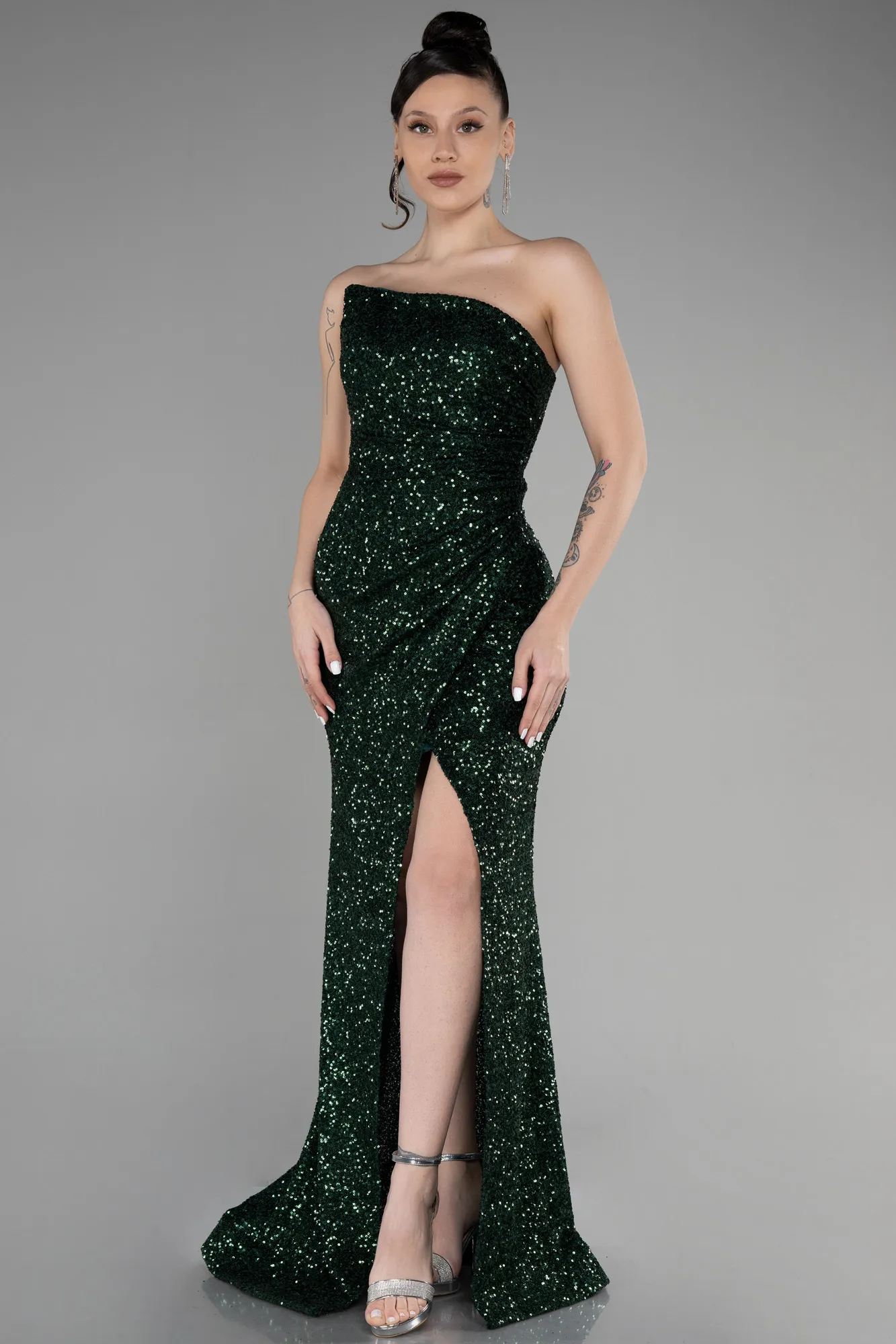 Elegant Evening Gown Black ABU3551