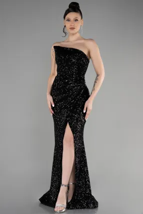 Elegant Evening Gown Black ABU3551