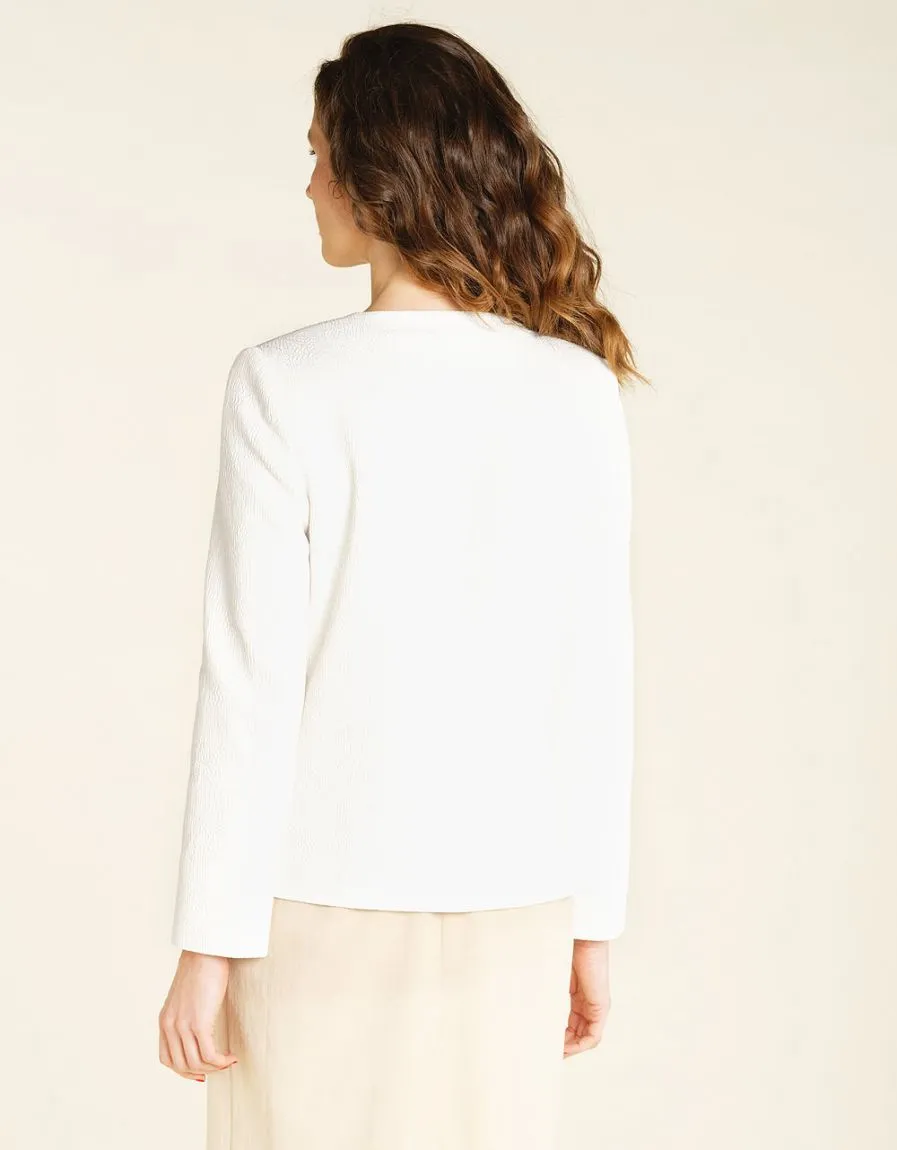 Elegant ivory jacket - Jackets